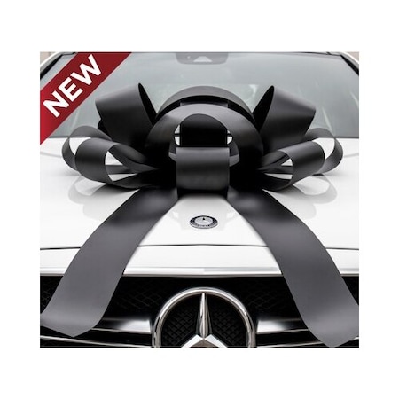 Car Dealer Depot Jumbo Car Bows: Black 531-BL-1